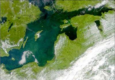 The Baltic Sea - a satellite view