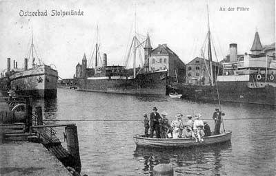 The old Ustka - the harbour